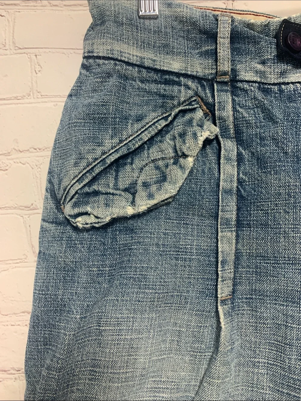 Vintage Le Jean de Marithe Francois Girsaud Skater Baggy Jeans 32 x 32