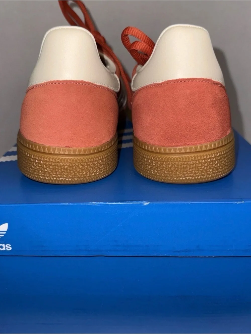 adidas Spezial Men’s Suede Sneakers in Rust with White Stripes 10.5