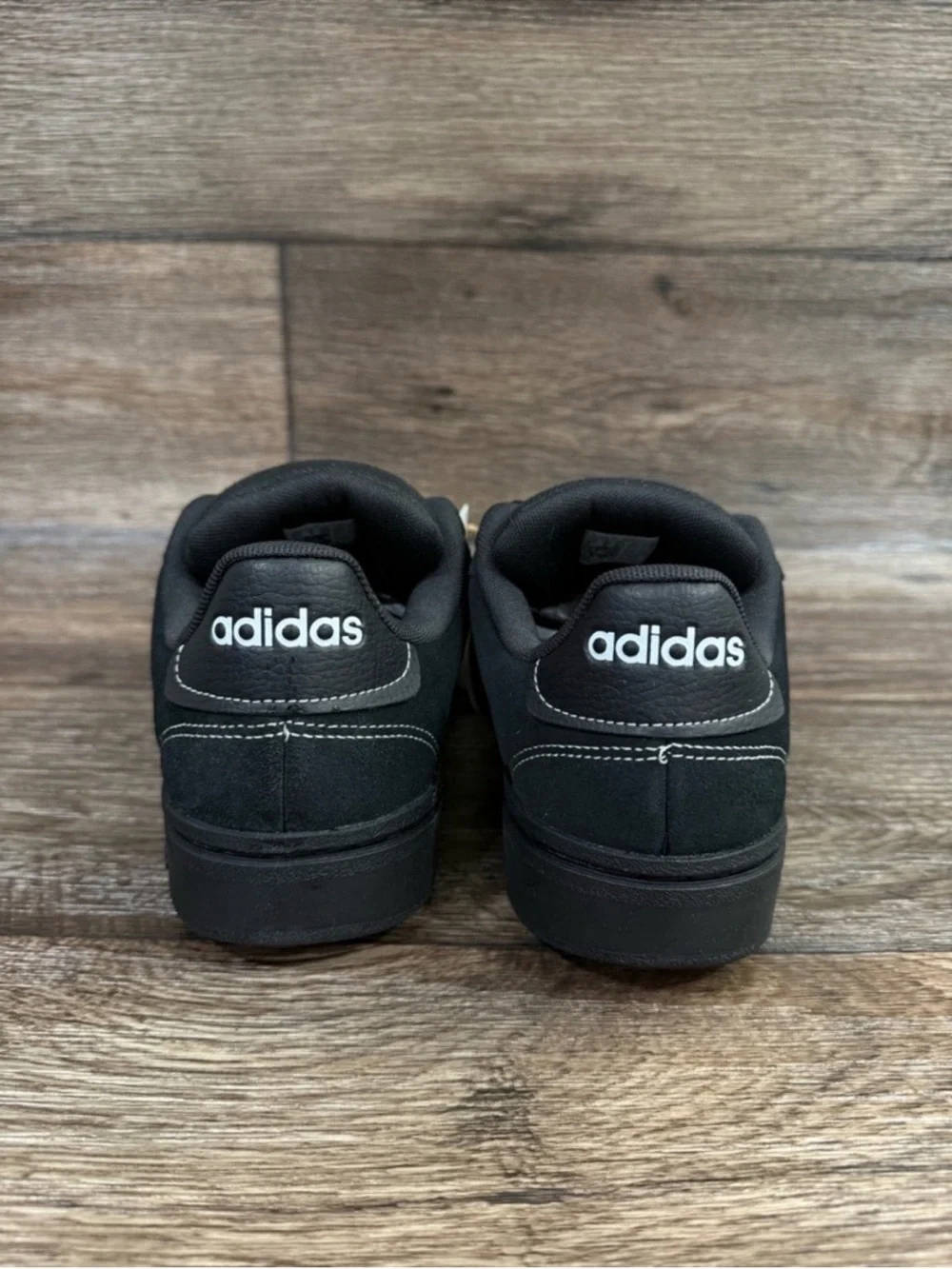 NWT Adidas‎ Grand Court Alpha Sneaker Men's BLACK ON BLACK Sz 8