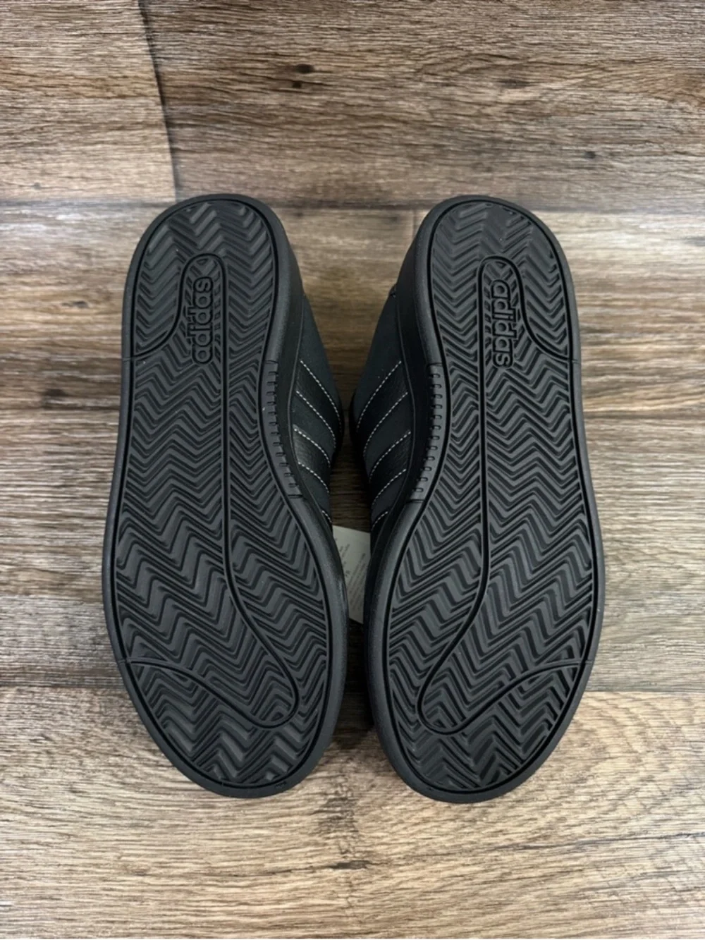 NWT Adidas‎ Grand Court Alpha Sneaker Men's BLACK ON BLACK Sz 8