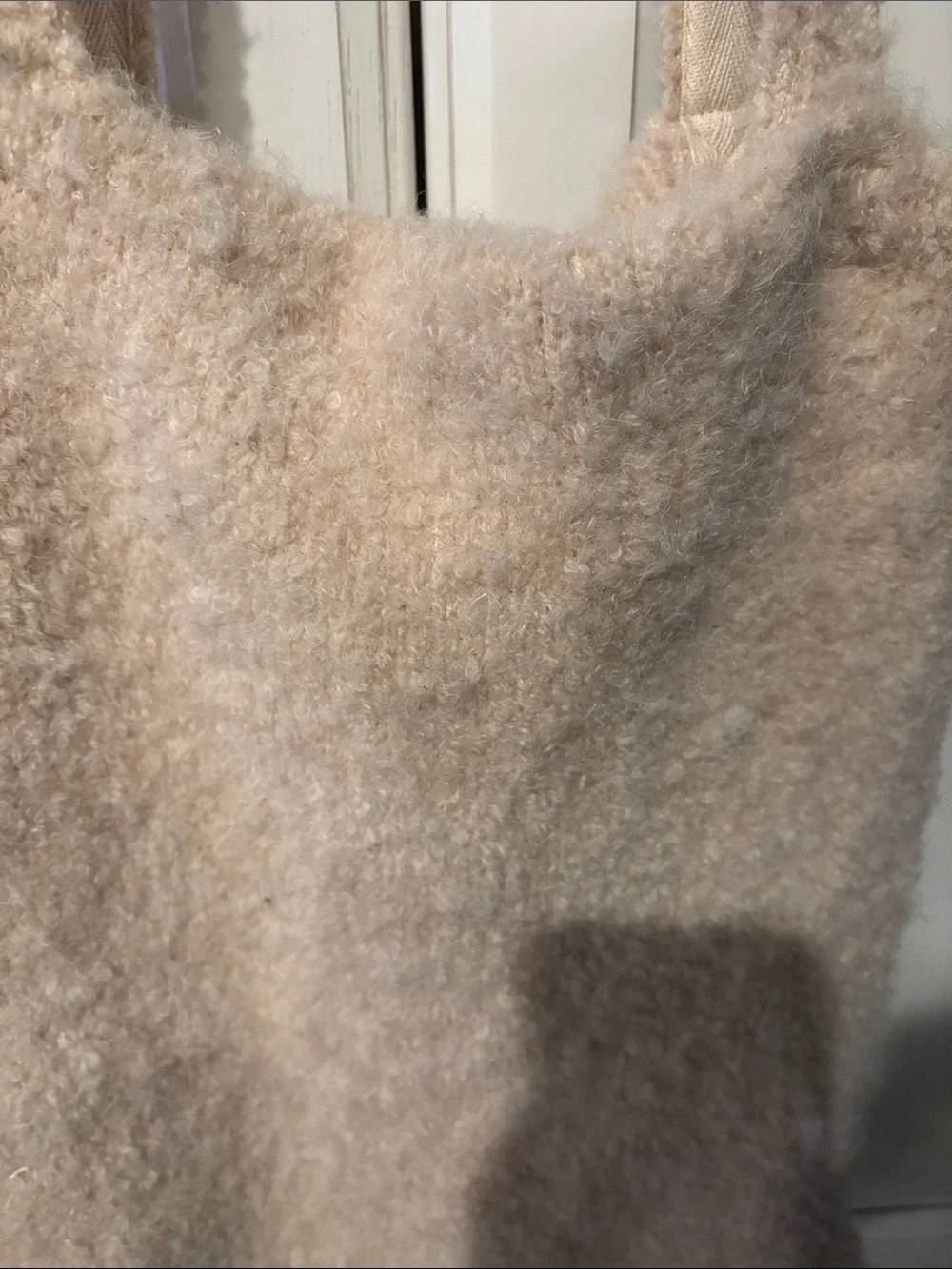 Free People Rainbow Fuzzy Tote Bag