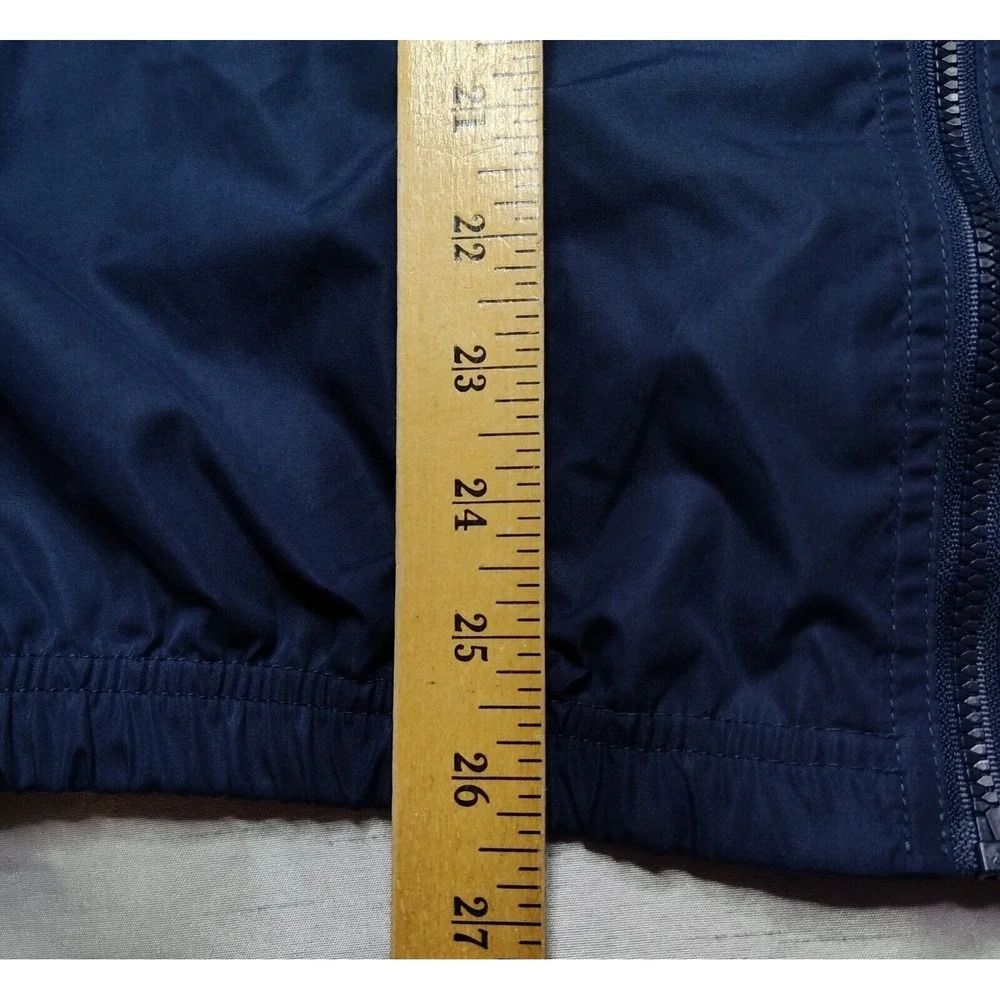 VTG IZOD GOLF Men‎ Large Blue Lined Double-Sided Embroidered Windbreaker Vest