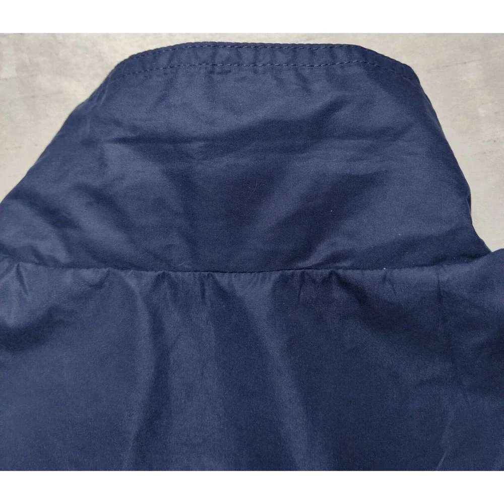 VTG IZOD GOLF Men‎ Large Blue Lined Double-Sided Embroidered Windbreaker Vest