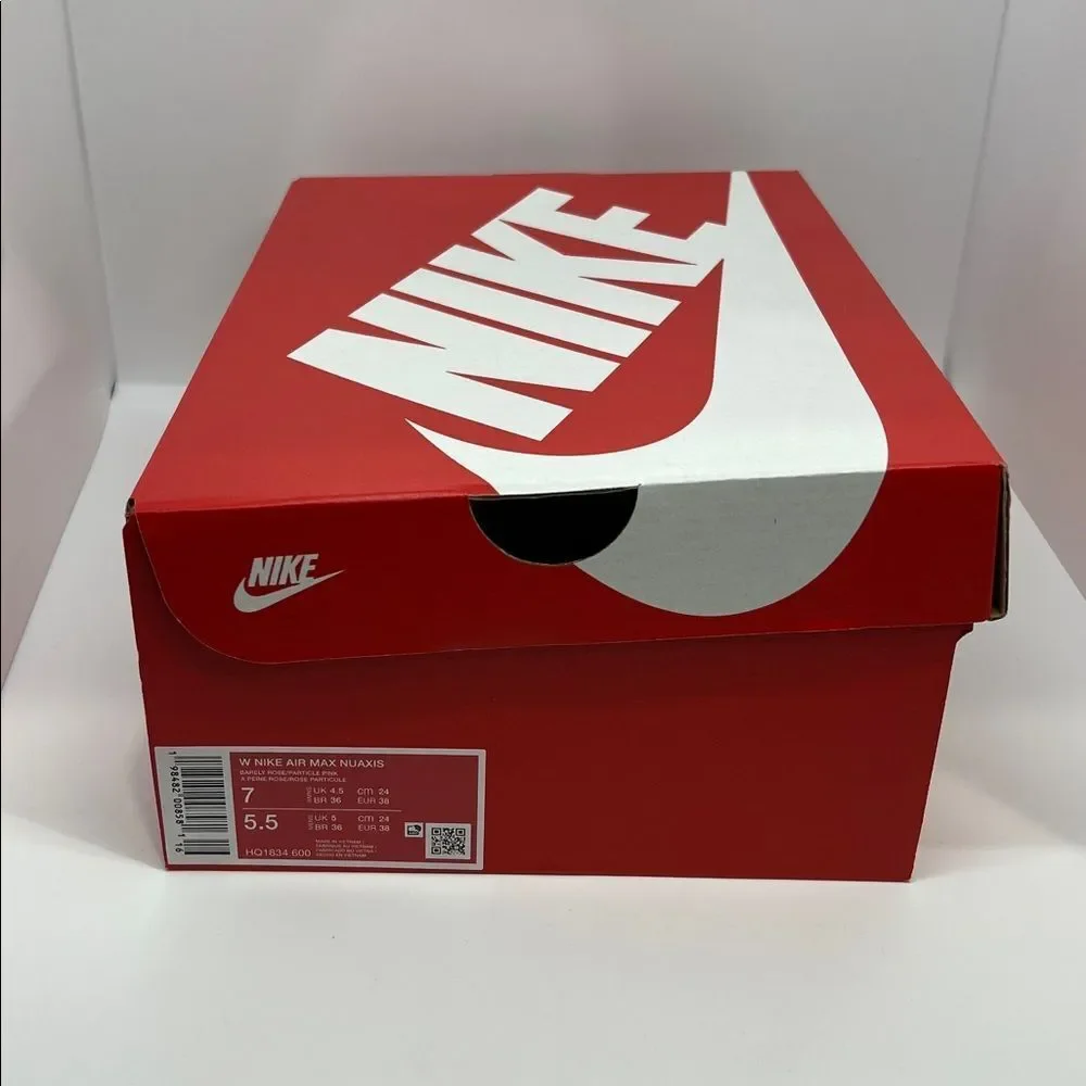Women’s Nike Air Max Nuaxis Size 7. Barely Rose/Particle Pink Color. Brand New!