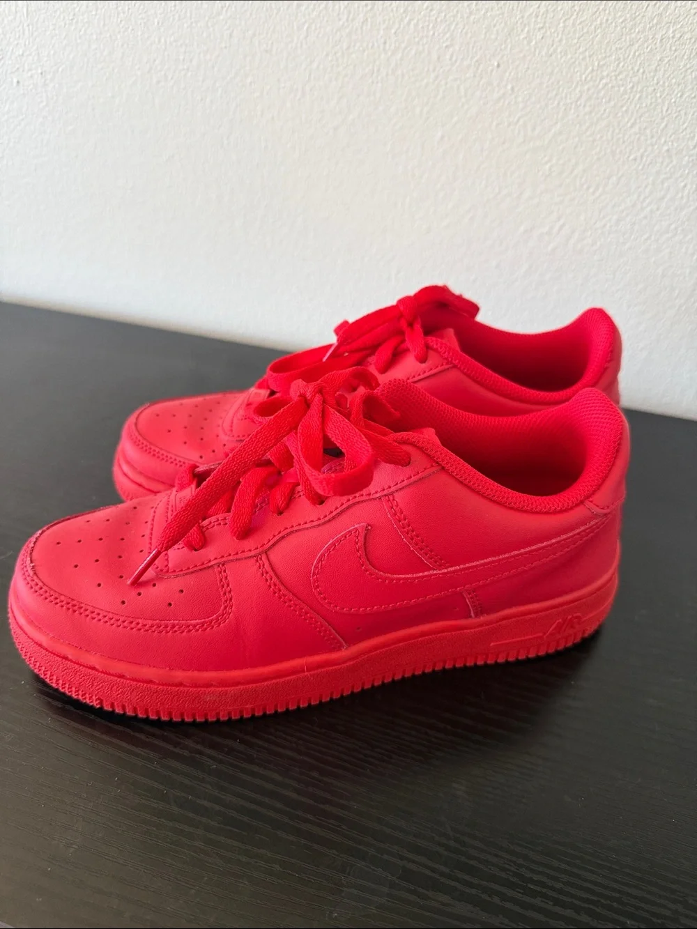 Nike Air Force 1 Low GS Triple Red – Youth 5.5
