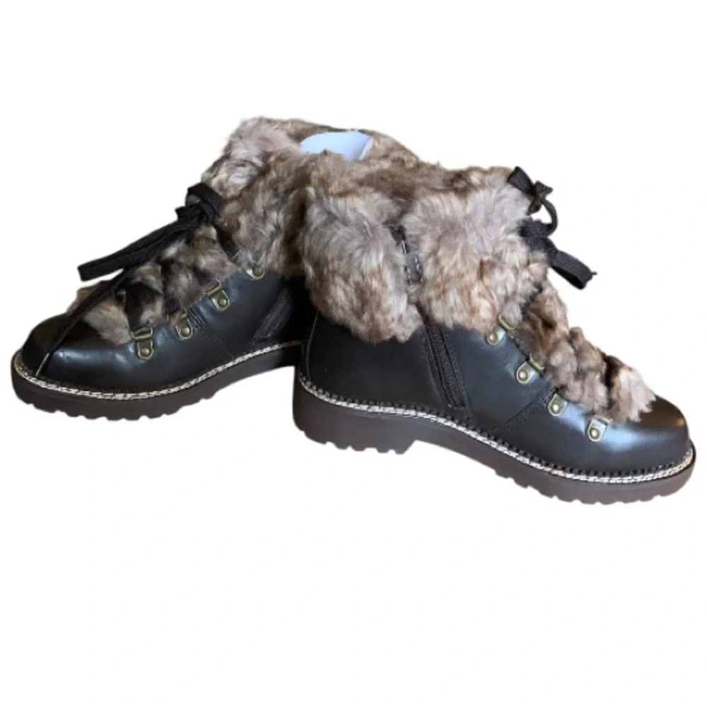 Lands End bags faux fur
