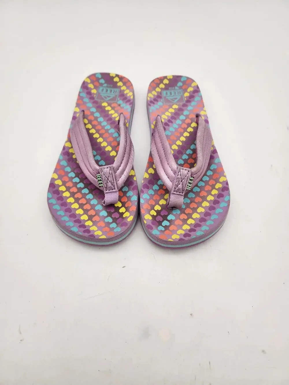 Reef Little Girls Flip Flops Purple 2/3