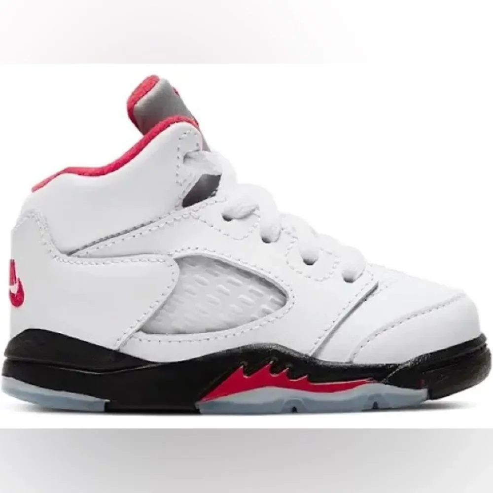 JORDAN 5 RETRO FIRE RED SILVER TONGUE 5C