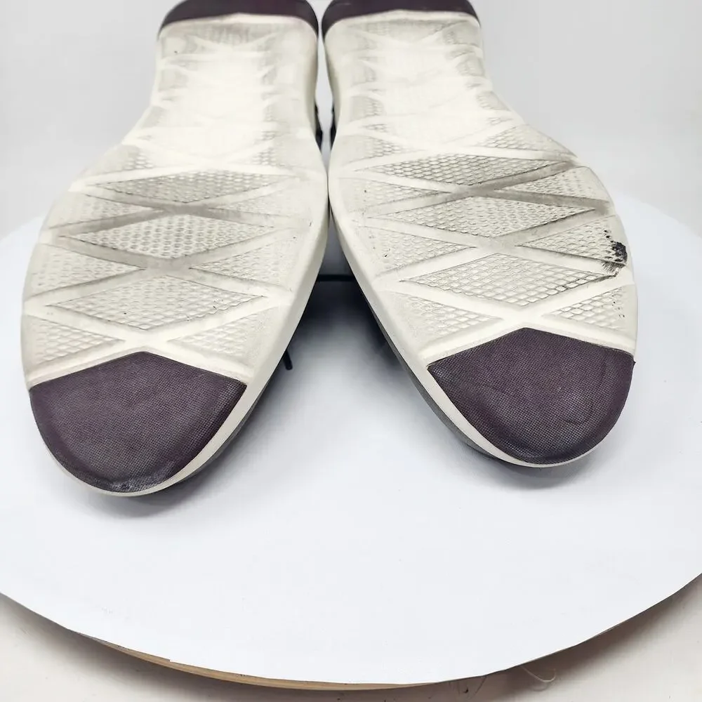 Cole Haan nubuck textured laser