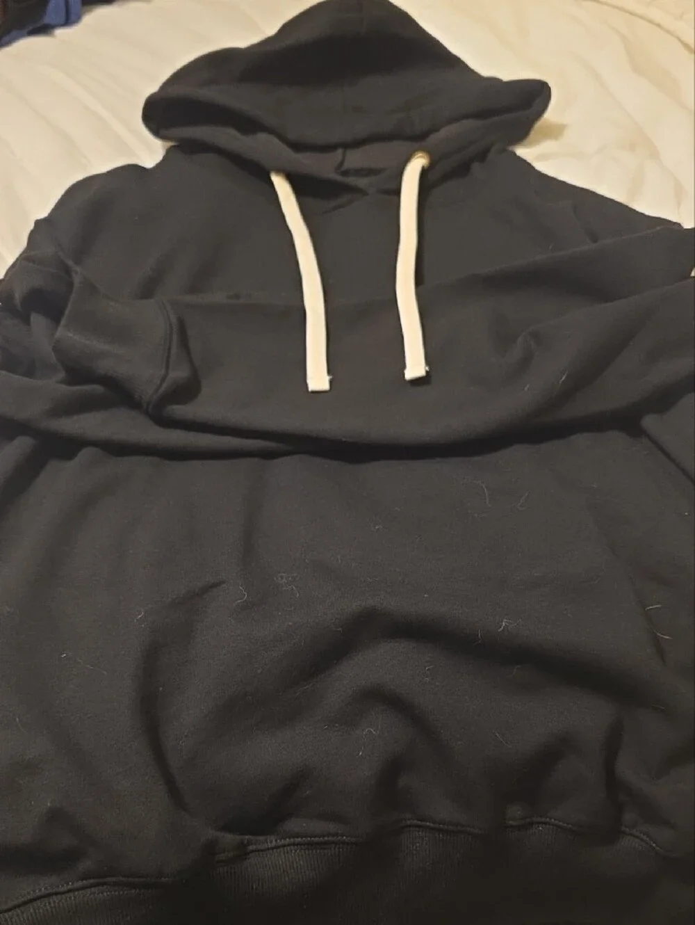 Classic Black Crewneck Hoodie Sweater