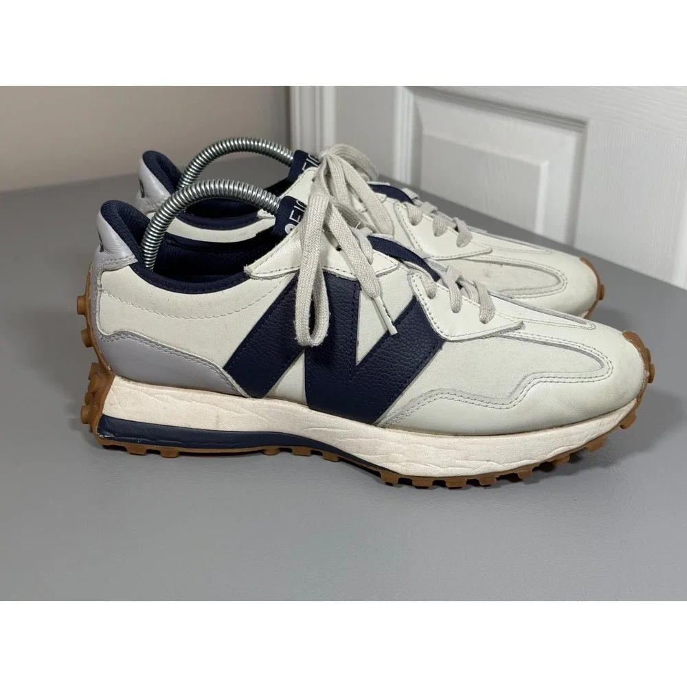 New Balance x FIGS 327 Navy Gray Lifestyle Sneakers Nursing Women's 10 Men's 8.5