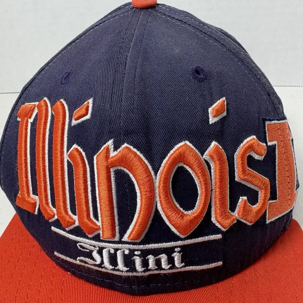 New Era 9Fifty‎ Hat Cap Snapback One Size Fighting Illini University Of Illinois