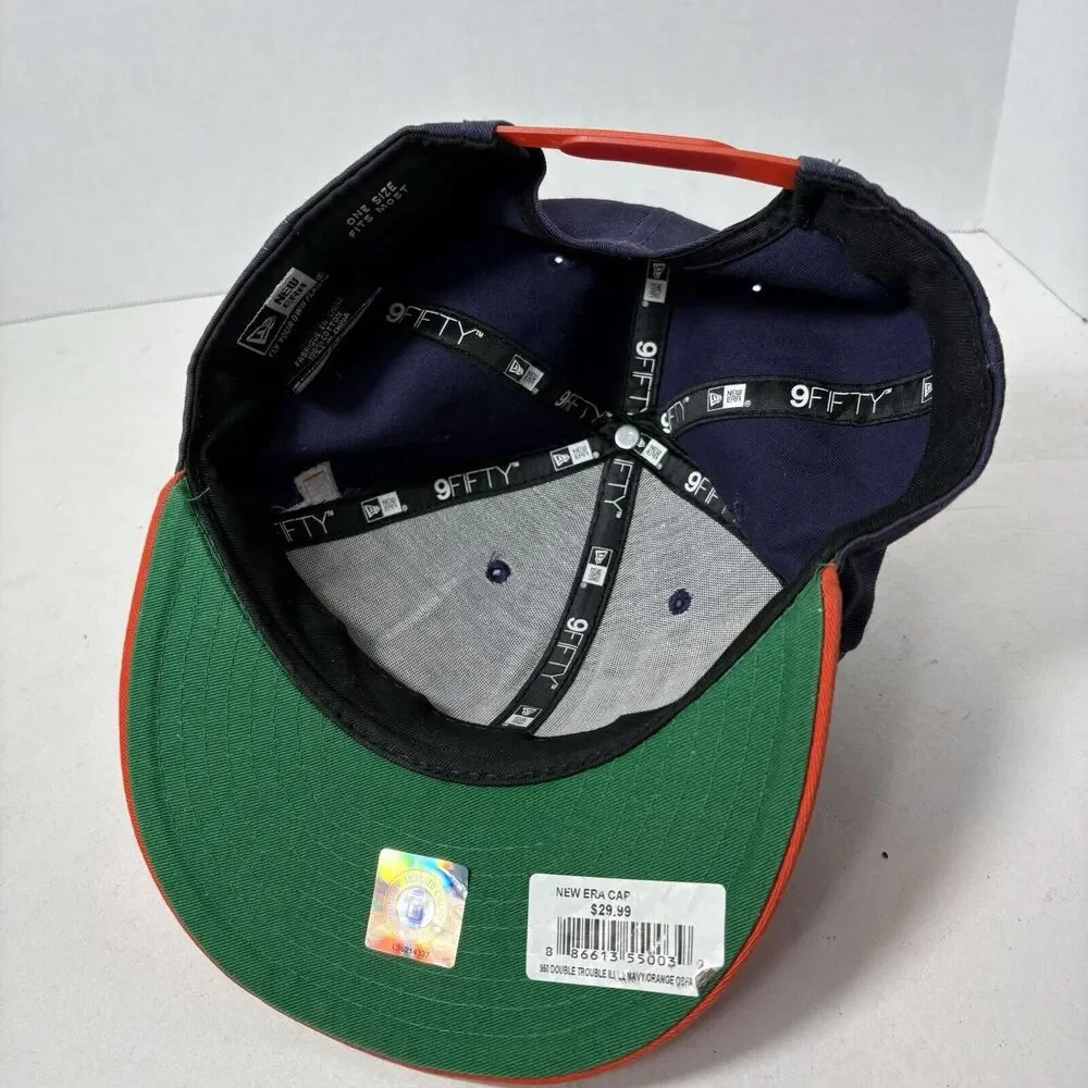 New Era 9Fifty‎ Hat Cap Snapback One Size Fighting Illini University Of Illinois