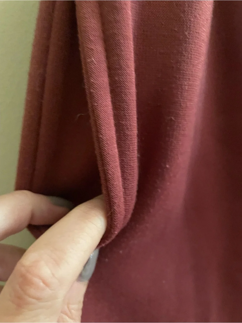 BlakShire Homewear Burgundy Oversized Lounge Set XS Two Piece Sweatsuit