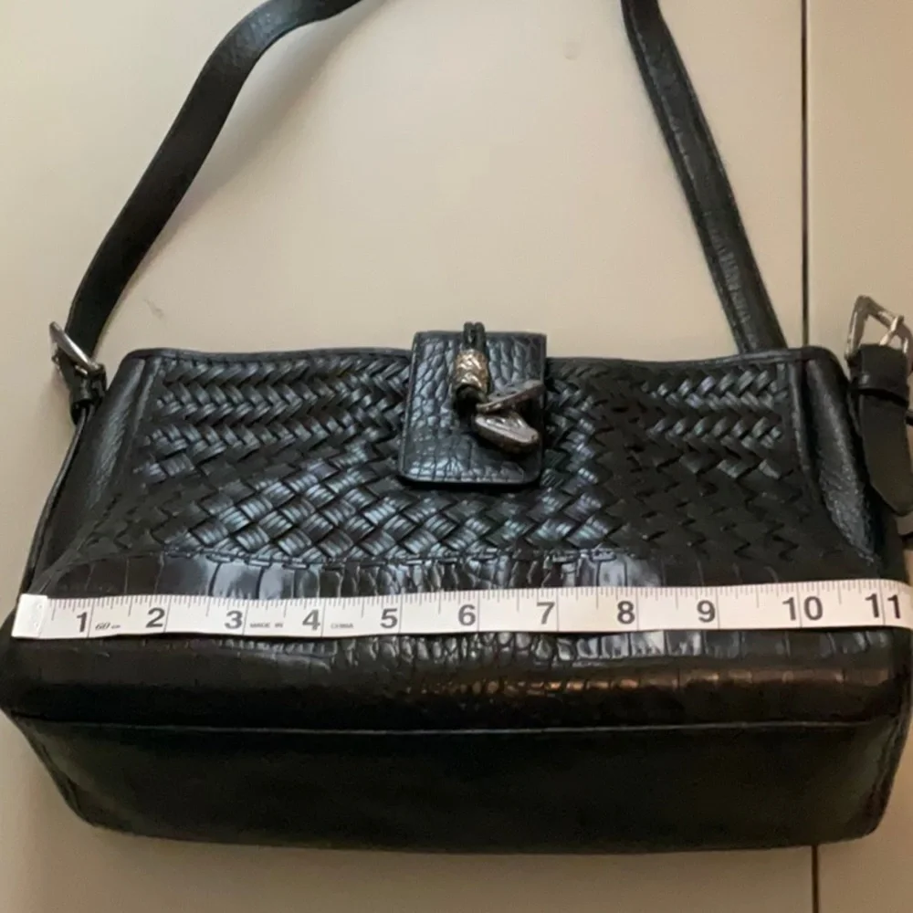 Vintage Brighton Bree Black Leather Bag