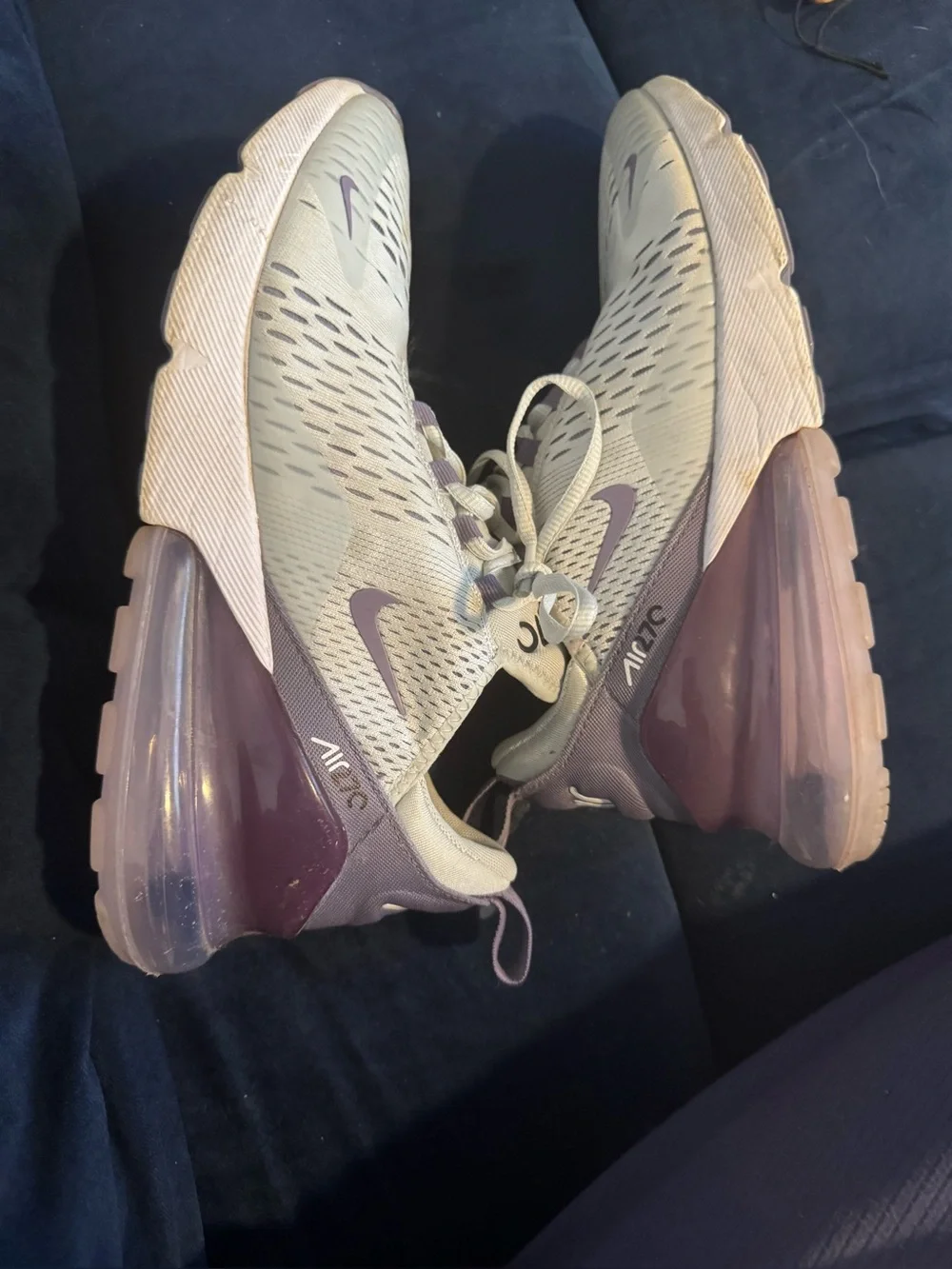 Nike Air Max 270 Pure Platinum White Lilac Bloom