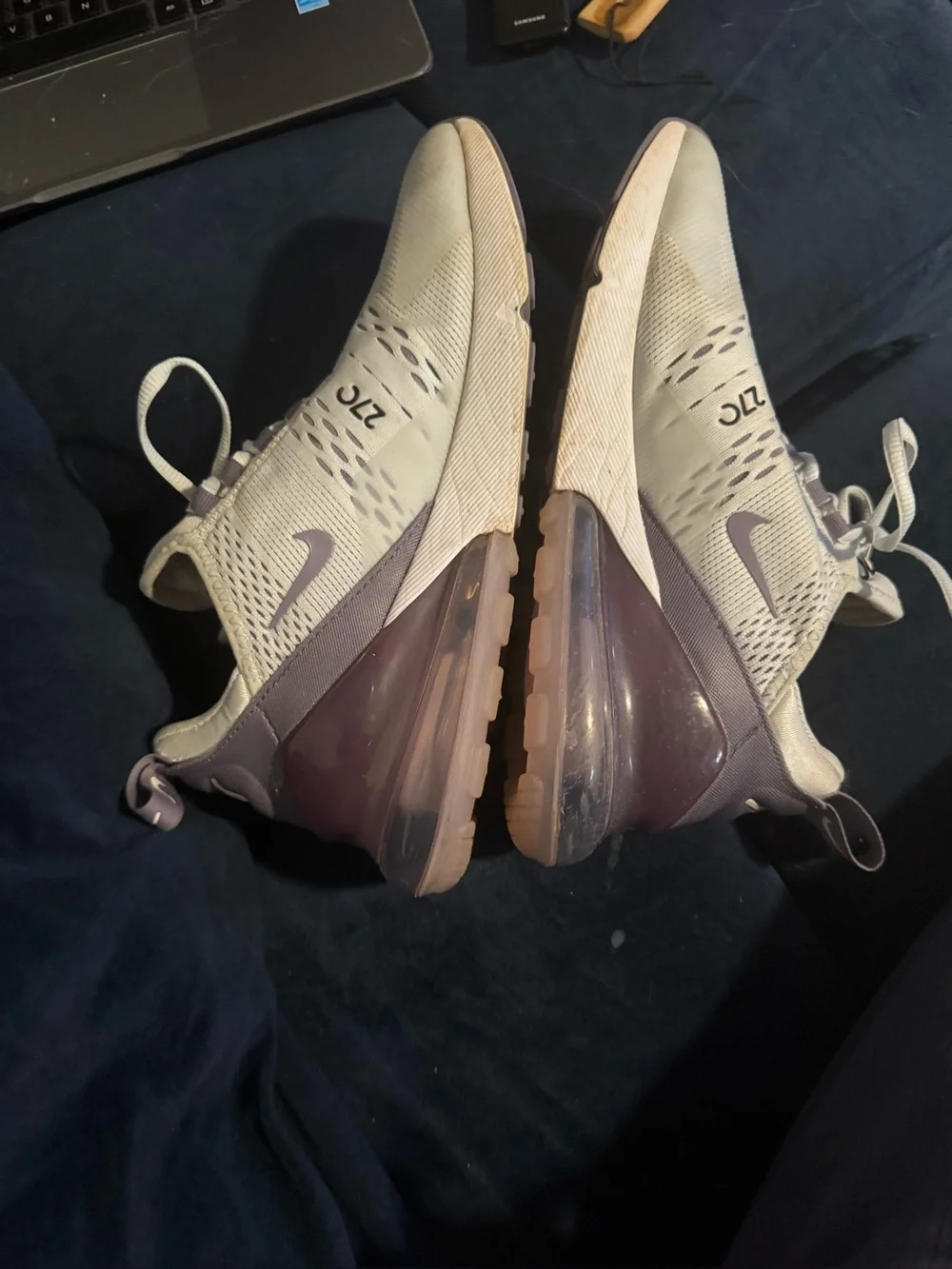 Nike Air Max 270 Pure Platinum White Lilac Bloom
