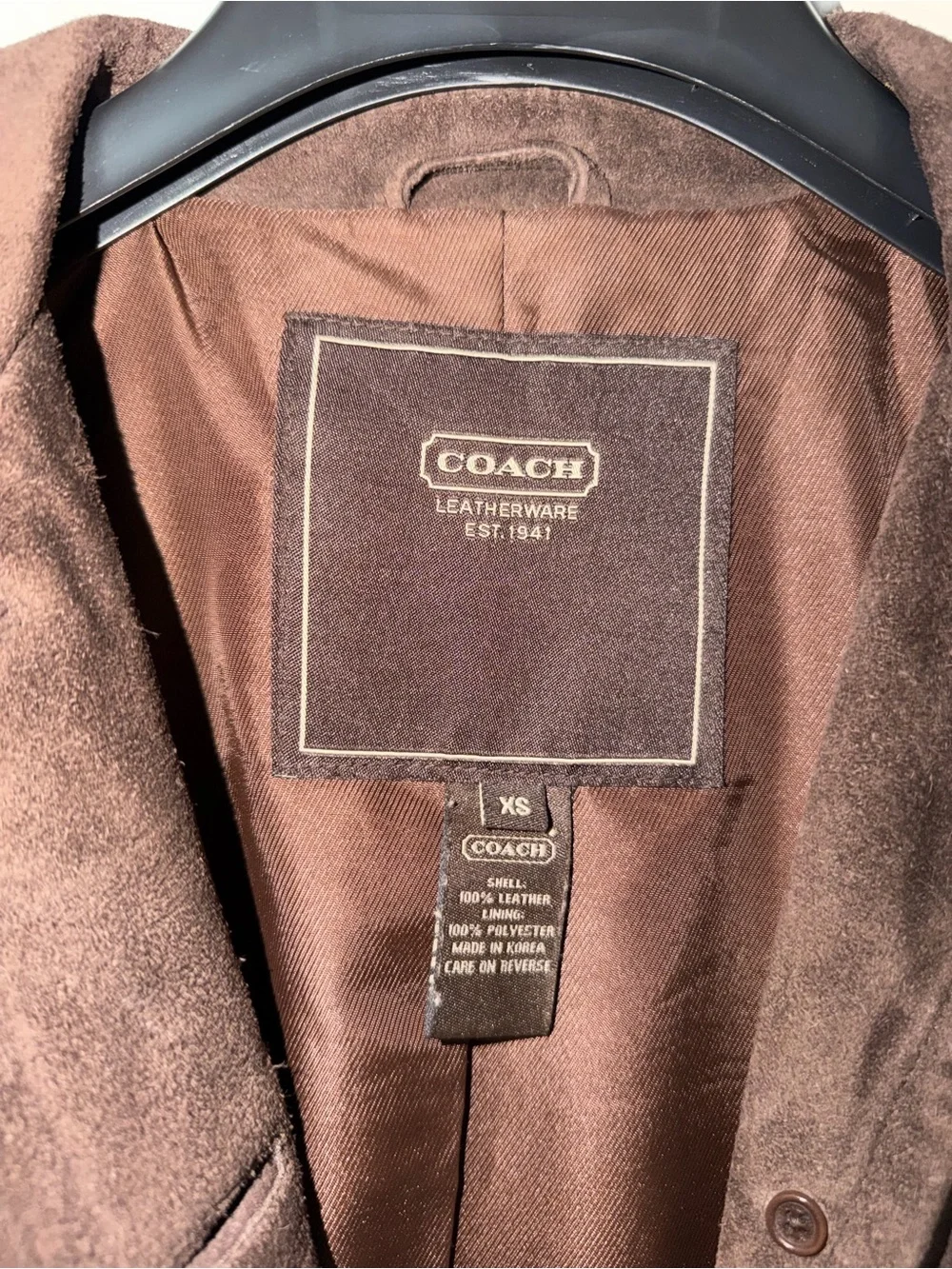 Coach classic suede