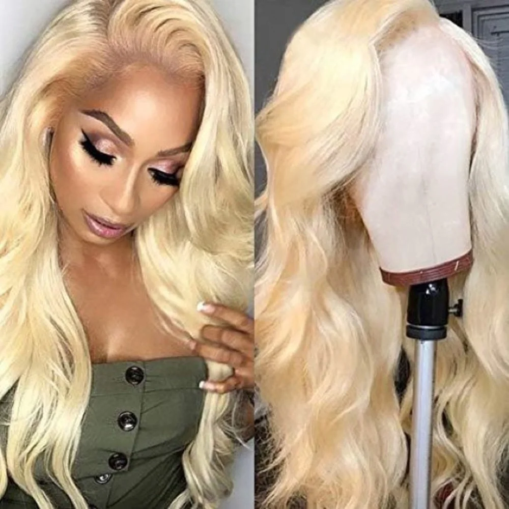 613 Blonde Body Wave Lace Frontal Wig