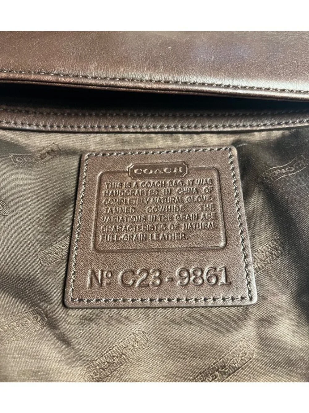 Coach crafted from