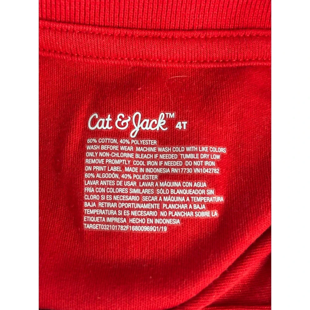 Carter's Cat & Jack Boys 4T Long Sleeve Shirts Bundle Striped Henley Polo 3pc