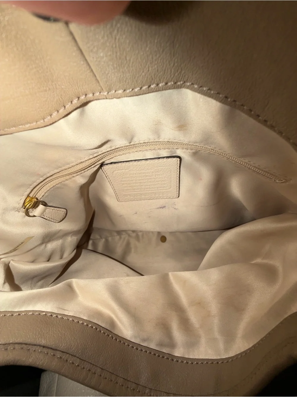 Coach croc embossed