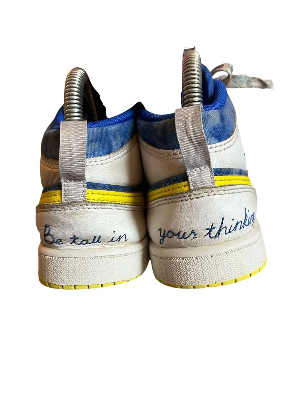 Air Jordan 1 Mid Sneaker School Be Tall In Your Thinking Preschool Edition 3Y