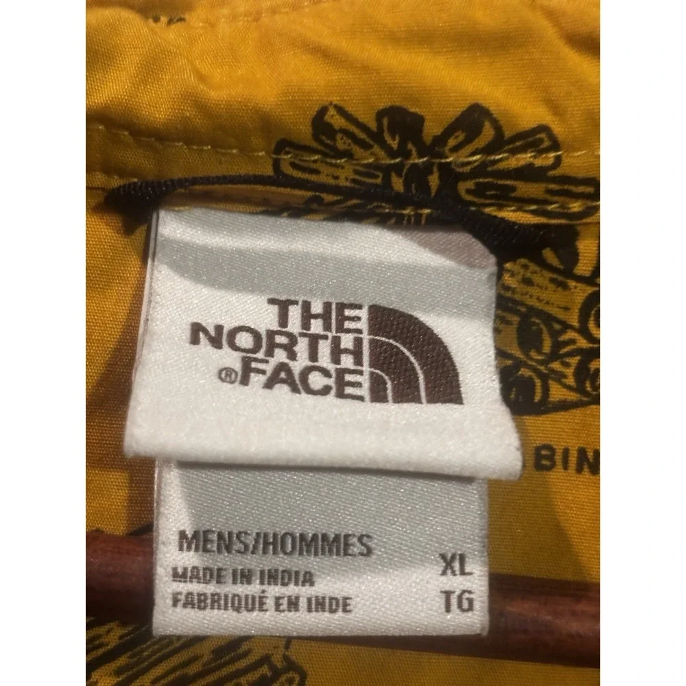 The North Face color mustard