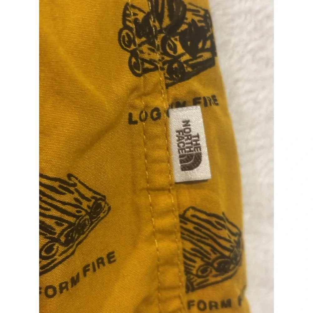 The North Face color mustard