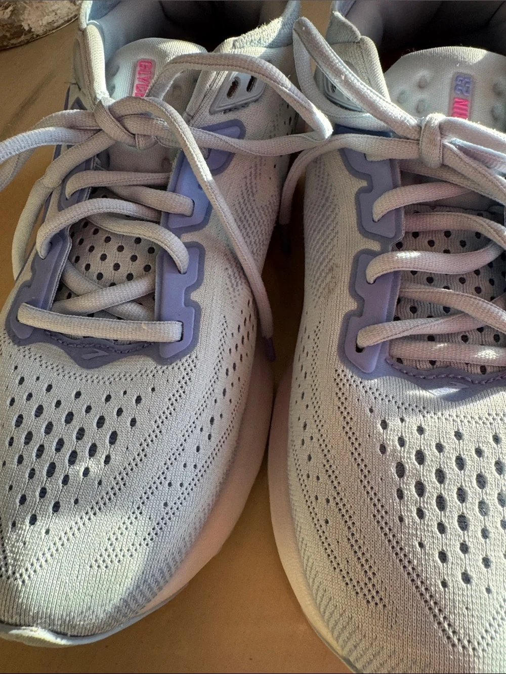 Brooks Women's Pale Blue Running Shoes with Lilac Details