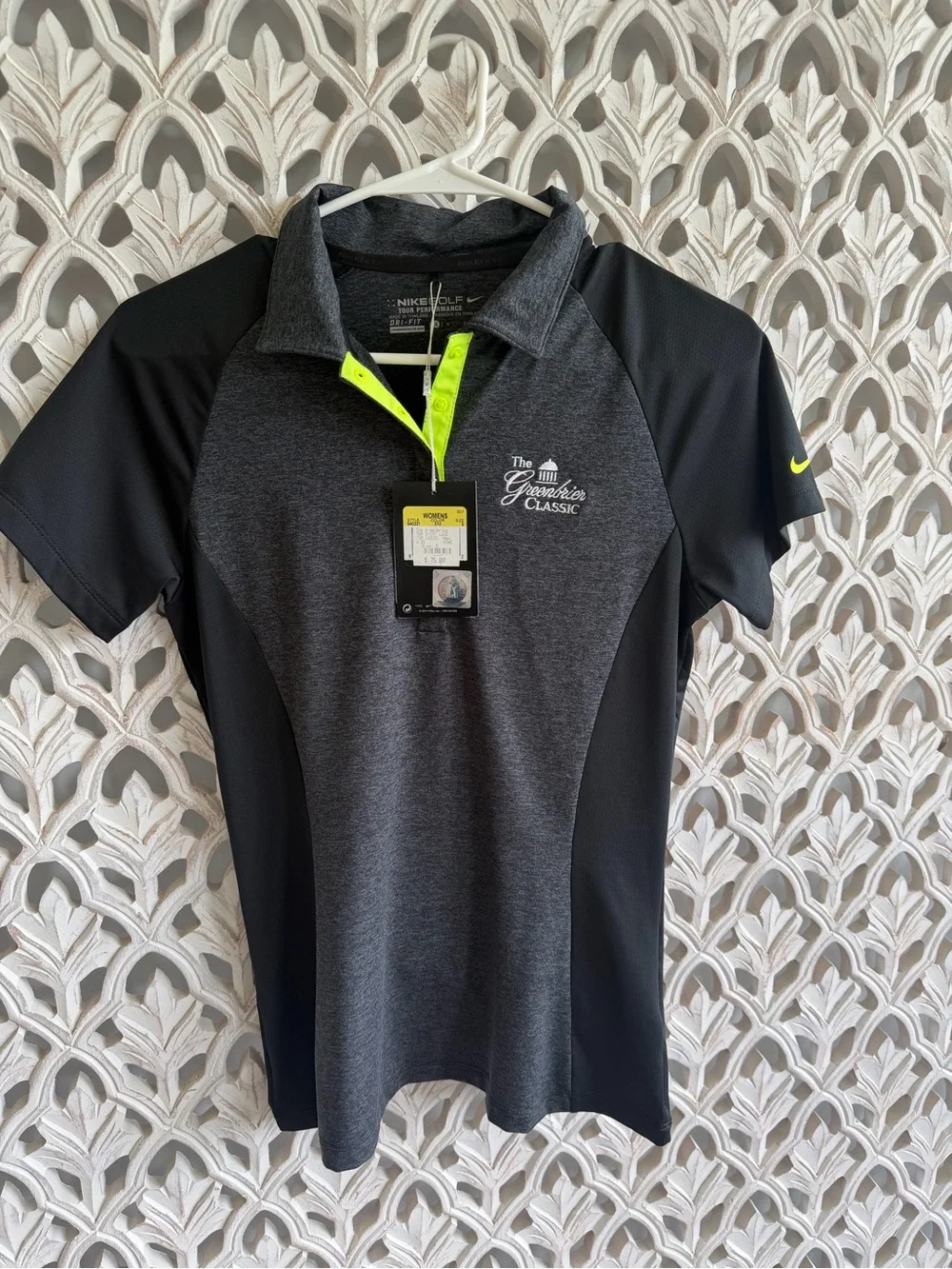 NWT Nike Golf Women’s Greenbrier Classic Dri-FIT Polo Shirt, size S