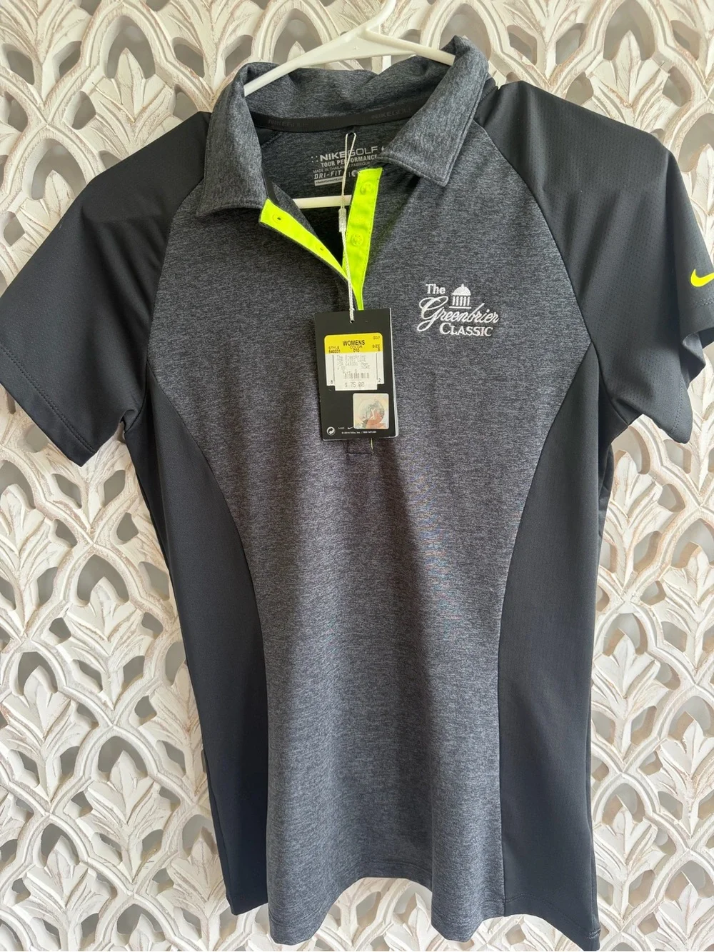 NWT Nike Golf Women’s Greenbrier Classic Dri-FIT Polo Shirt, size S