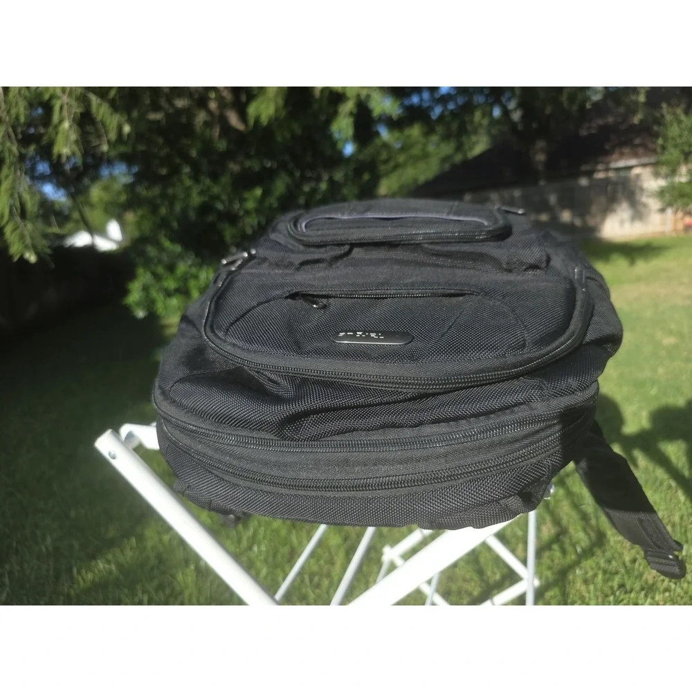 Targus Corporate Traveler Laptop Backpack Black Business Travel Bag