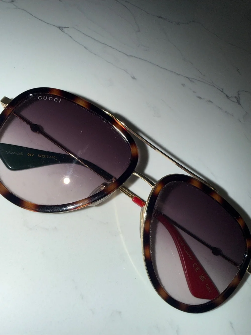 Gucci aviator sunglasses