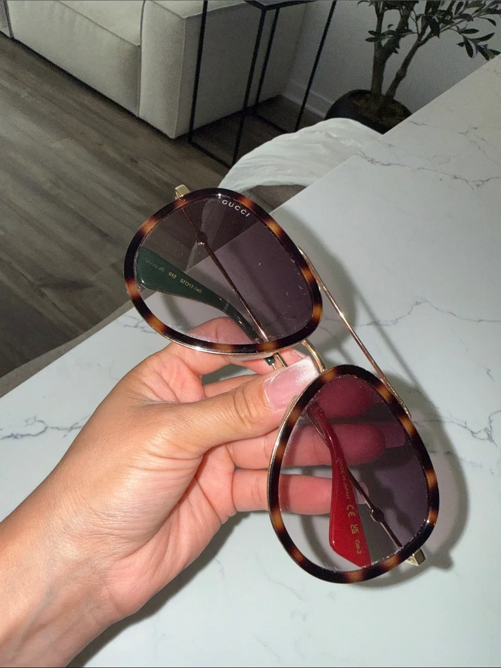 Gucci aviator sunglasses