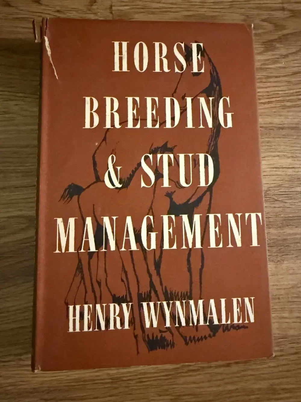 🐎 Horse Breeding & Stud Management Henry Wynmalen 1952 Hardcover w/ Jacket Book