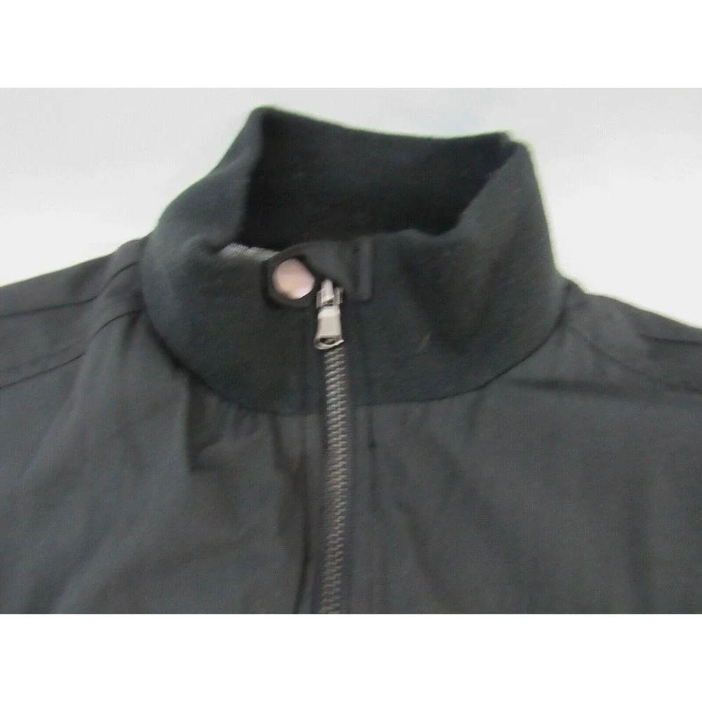Heritage 1981 Black Light Weight Racer Jacket Size M NWT‎