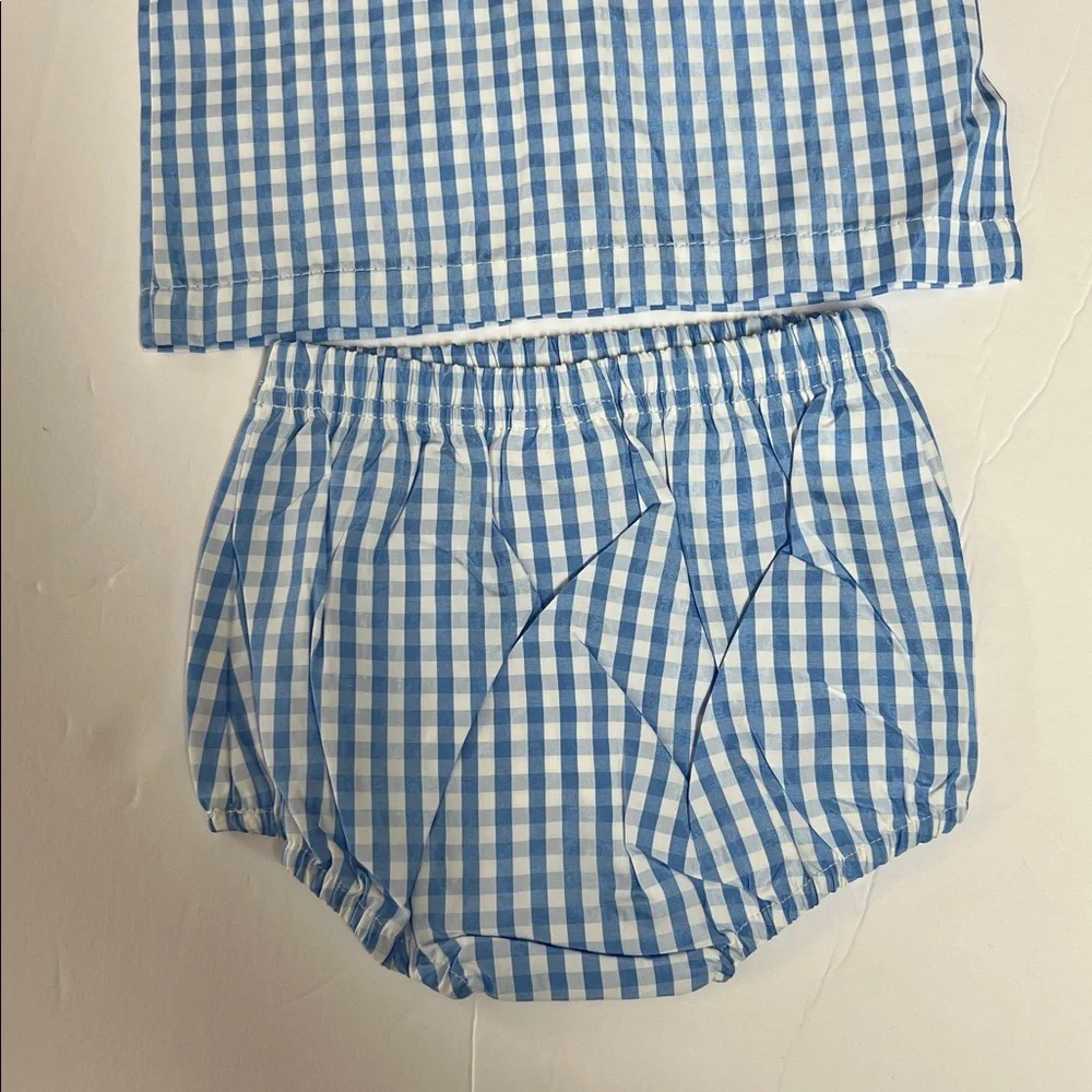 NWOT Stitchy Fish Boys Outfit Size 6 Months