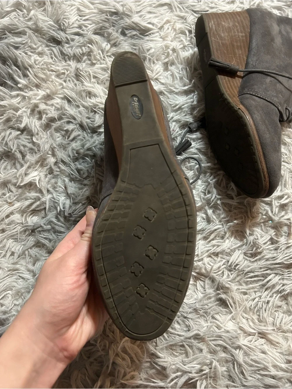 Dr. Scholls suede ankle