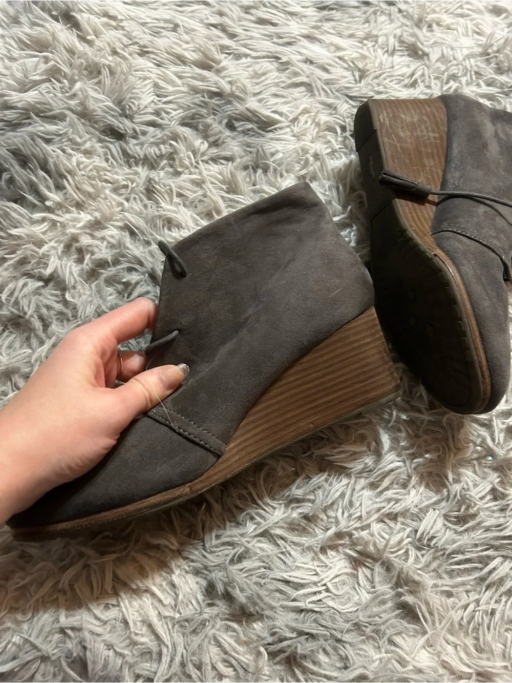 Dr. Scholls suede ankle