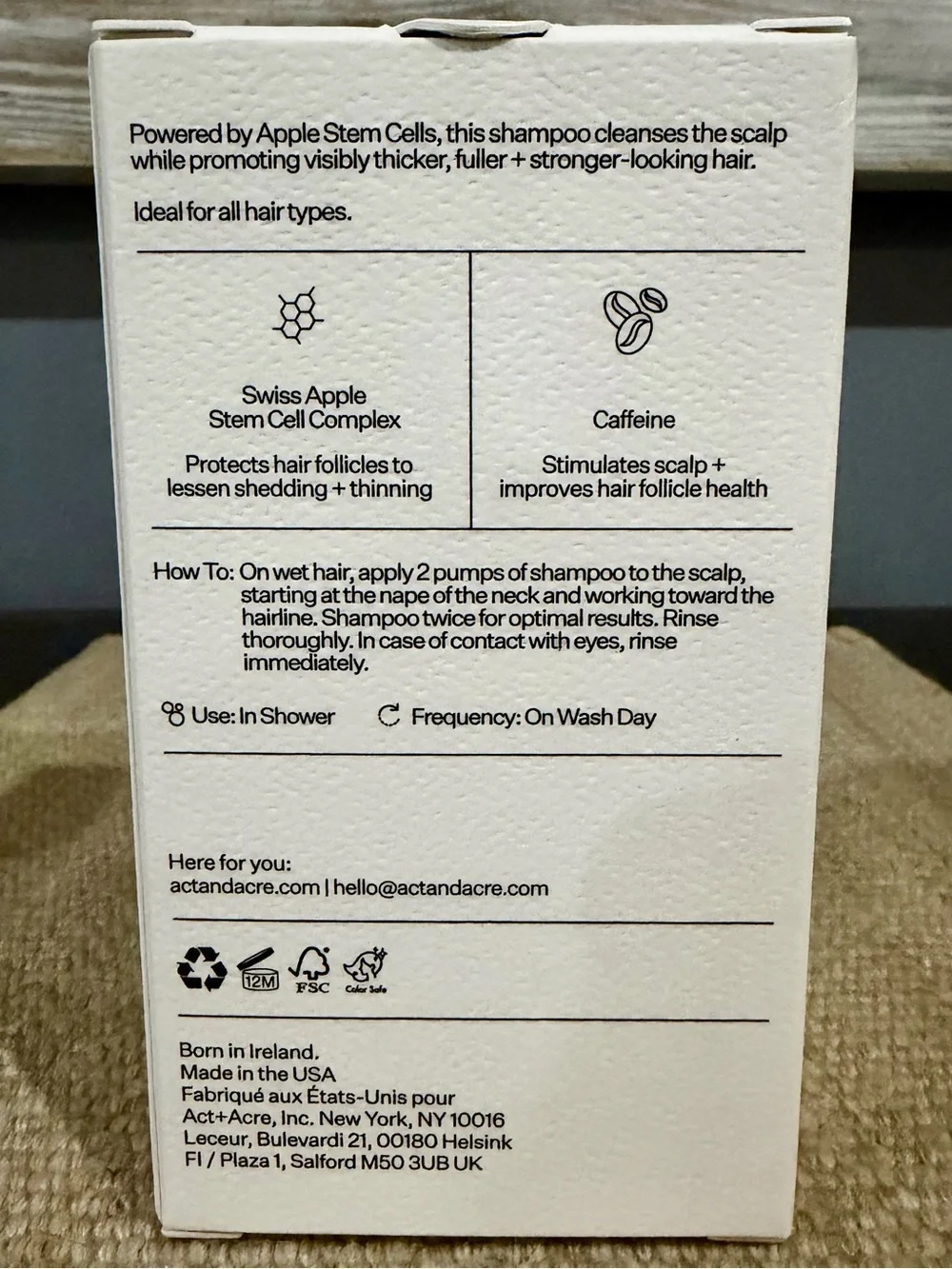 Act + Acre brand new