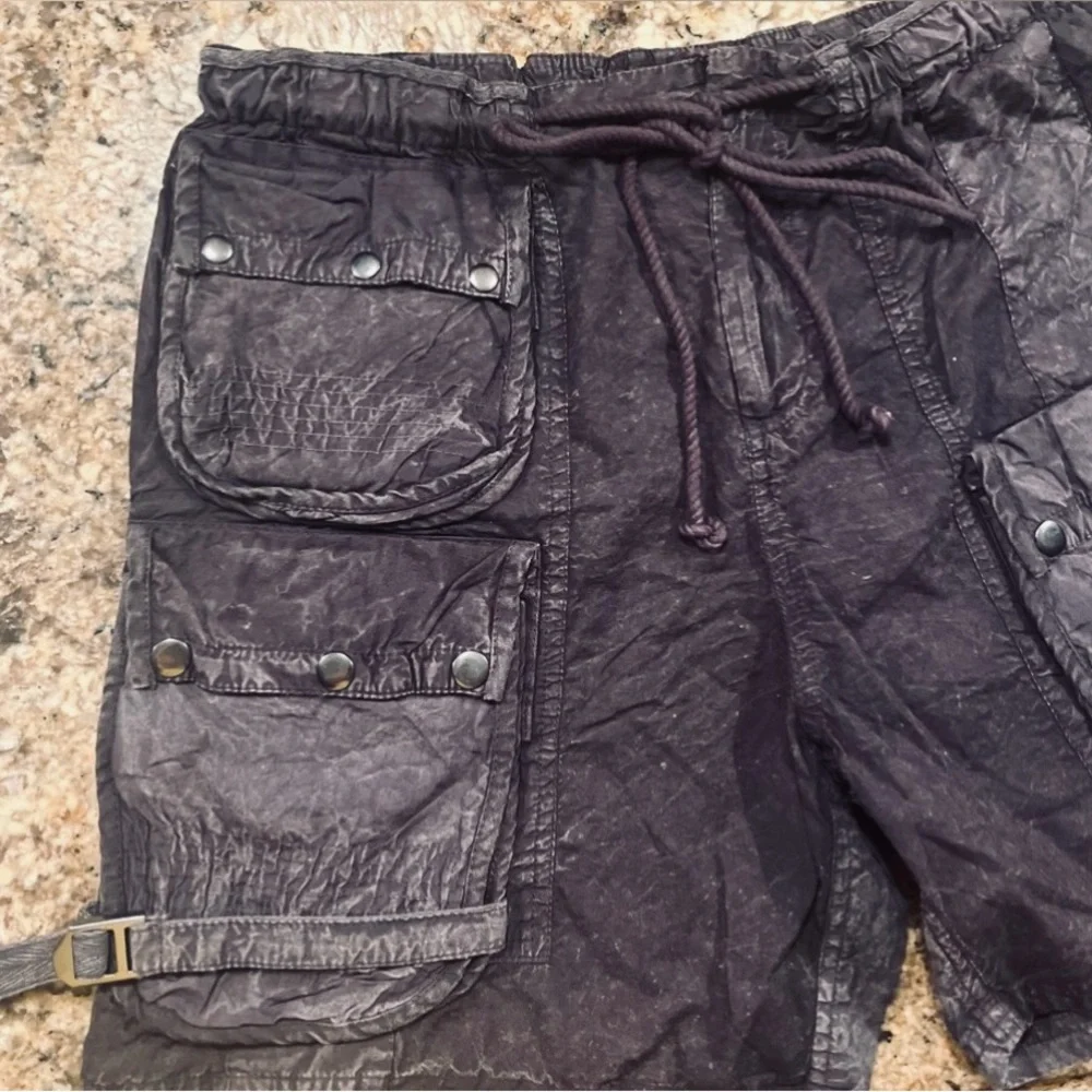 NWOT Free People Moon Bay Parachute Cargo Shorts