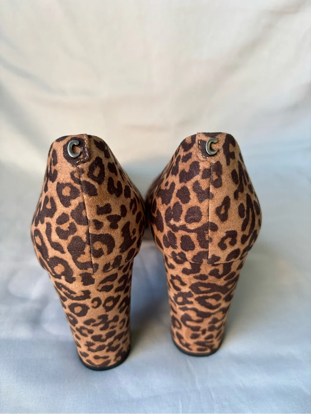 Circus by Sam Edelman Leopard Print Pointed Toe Pumps - Brown/Black Size 10