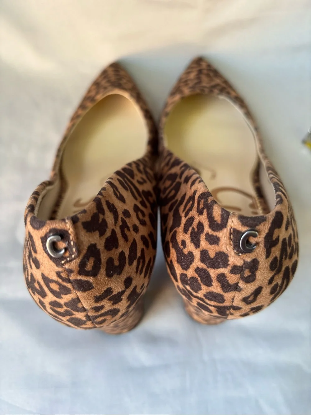 Circus by Sam Edelman Leopard Print Pointed Toe Pumps - Brown/Black Size 10