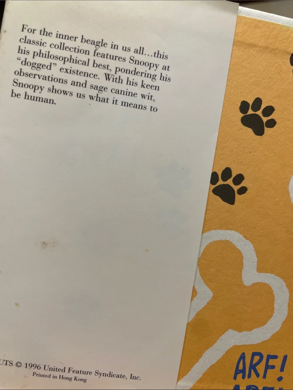 Peanuts hardcover featuring