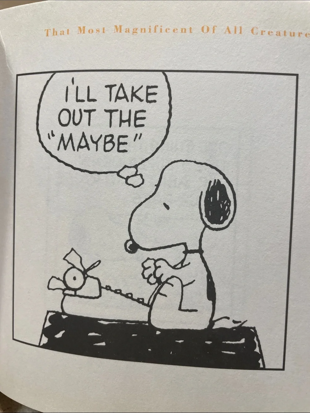 Peanuts hardcover featuring