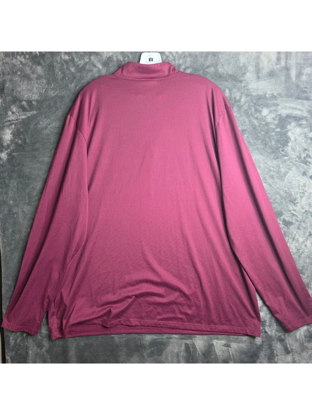 North Face Pullover Mens XXL Maroon Elevation Quarter Zip Outdoor Shirt Hiking