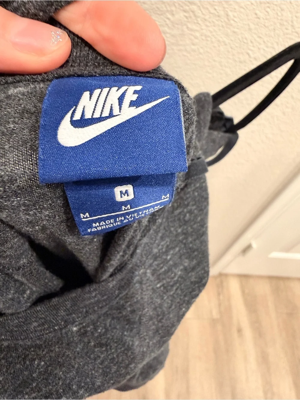 Nike Charcoal Gray Sleeveless Jumpsuit with Drawstring