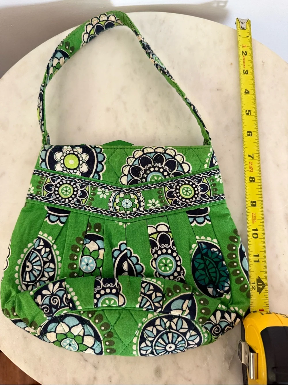 RETIRED Vera Bradley Cupcakes Green Hannah Small Tote 100% Cotton bag purse