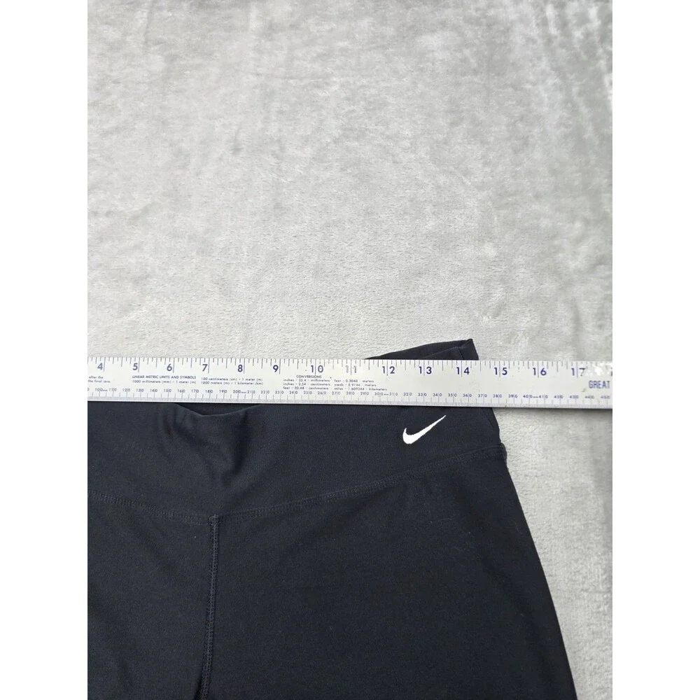 Nike Fit Dry Women Black Wide Leg Yoga Pants Athletic Training Sweats Size Small